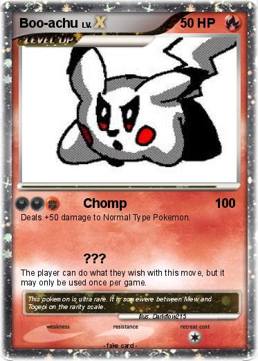 Pokemon Boo-achu