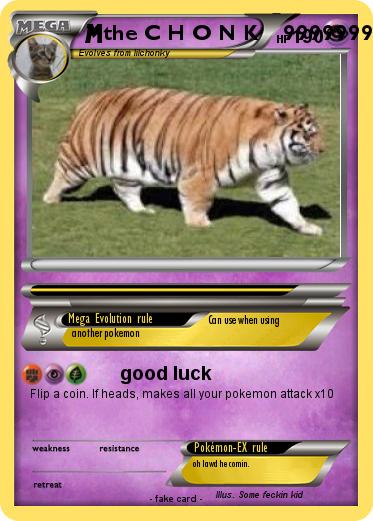 Pokemon the C H O N K    9999999999