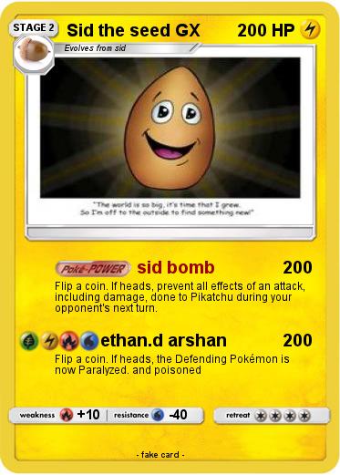 Pokemon Sid the seed GX