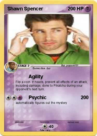 Pokemon Shawn Spencer