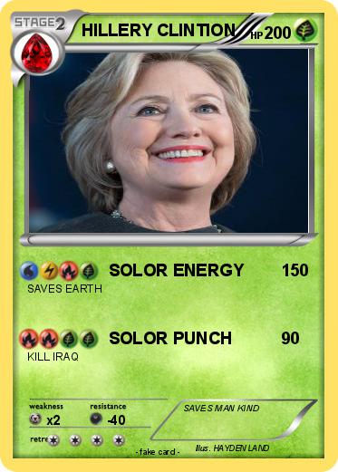 Pokemon HILLERY CLINTION