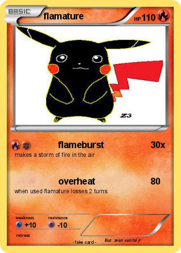 Pokemon flamature
