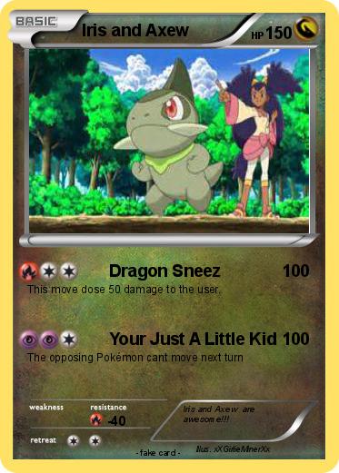 Pokemon Iris and Axew