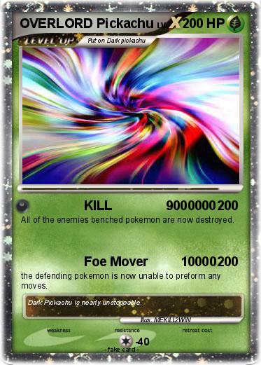 Pokemon OVERLORD Pickachu