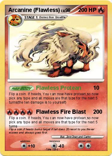 Pokemon Arcanine (Flawless)
