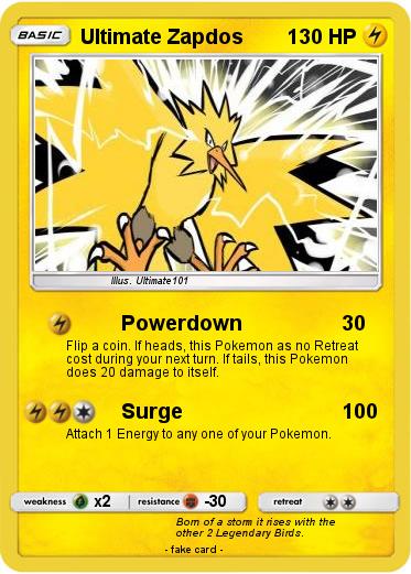 Pokemon Ultimate Zapdos