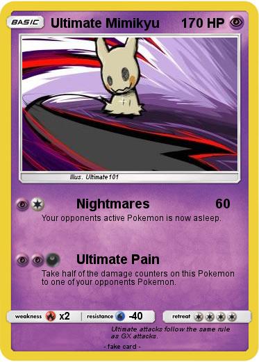 Pokemon Ultimate Mimikyu