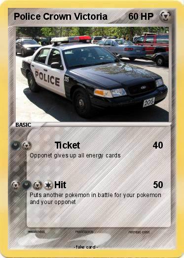 Pokemon Police Crown Victoria