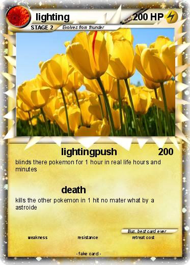 Pokemon lighting