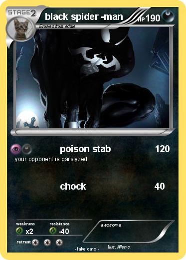Pokemon black spider -man