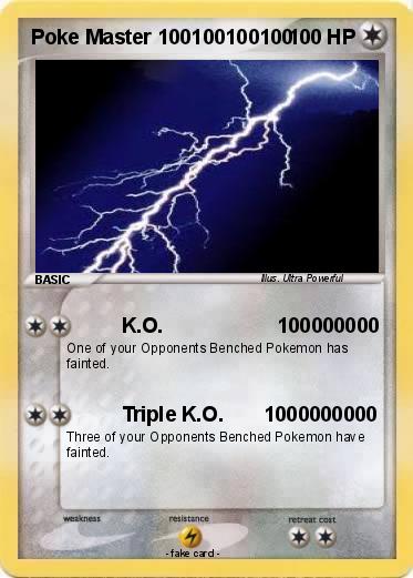 Pokemon Poke Master 100100100100