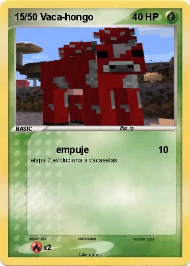 Pokemon 15/50 Vaca-hongo