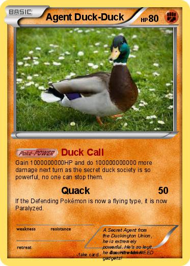Pokemon Agent Duck-Duck