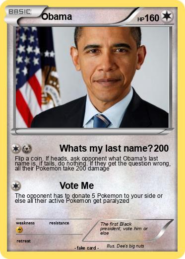 Pokemon Obama