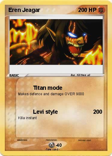 Pokemon Eren Jeagar