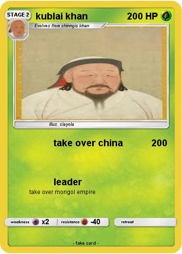 Pokemon kublai khan