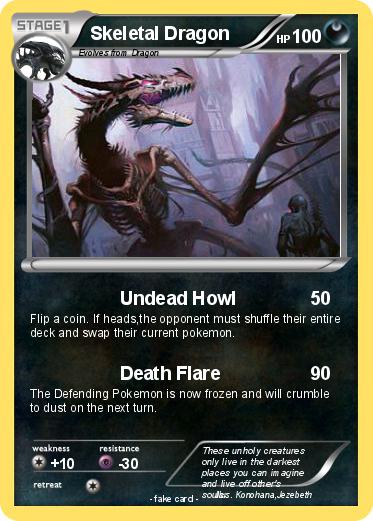 Pokemon Skeletal Dragon
