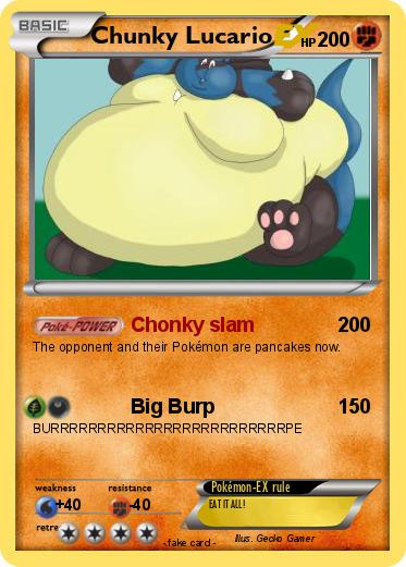 Pokemon Chunky Lucario