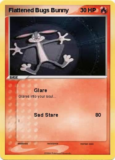 Pokemon Flattened Bugs Bunny