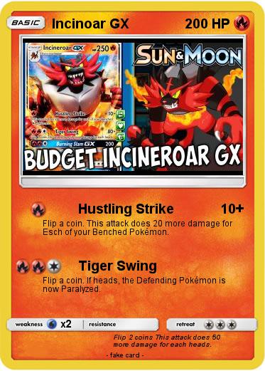 Pokemon Incinoar GX
