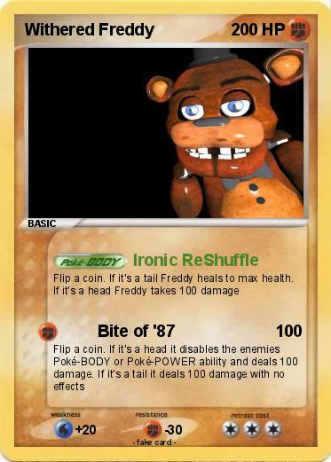Pokemon Withered Freddy