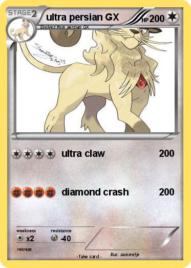 Pokemon ultra persian GX
