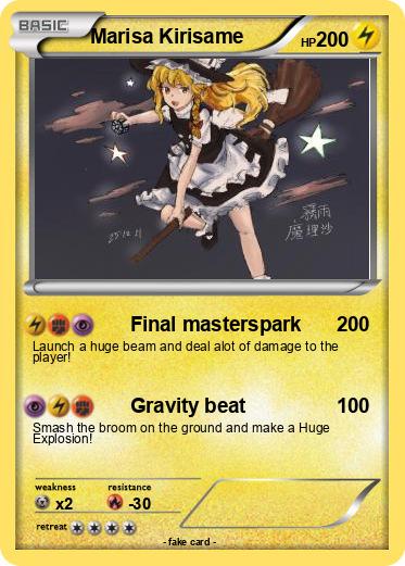 Pokemon Marisa Kirisame