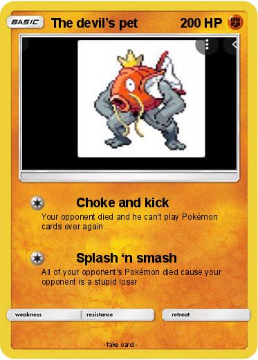 Pokemon The devil’s pet
