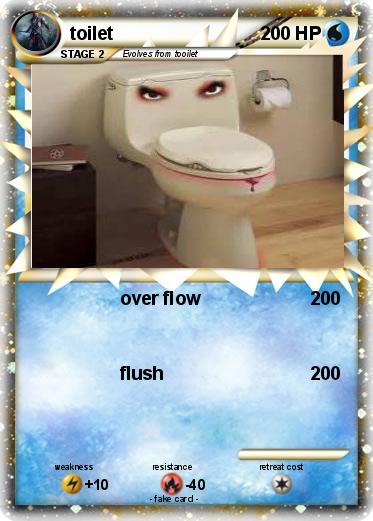 Pokemon toilet