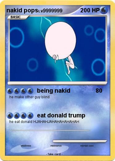 Pokemon nakid pops
