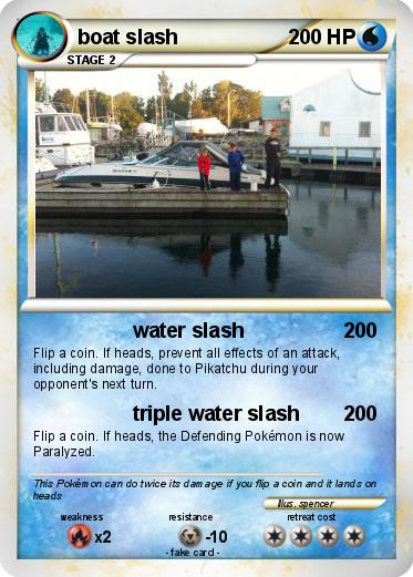 Pokemon boat slash