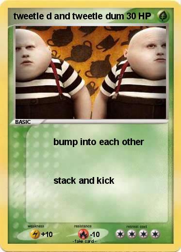Pokemon tweetle d and tweetle dum