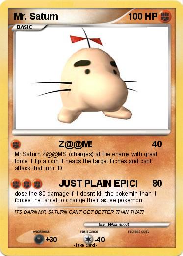 Pokemon Mr. Saturn