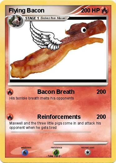 Pokemon Flying Bacon