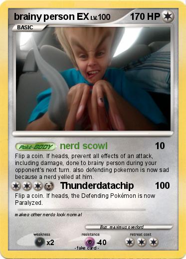 Pokemon brainy person EX