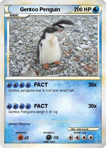 Pokemon Gentoo Penguin