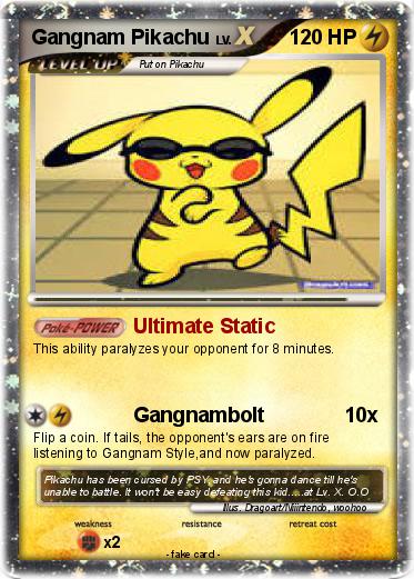 Pokemon Gangnam Pikachu
