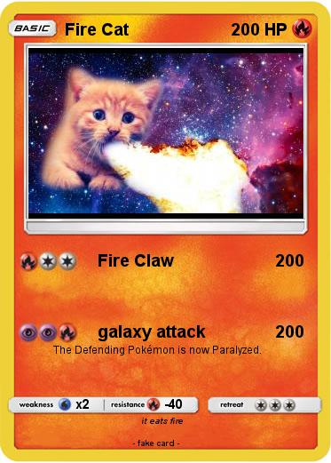 Pokemon Fire Cat