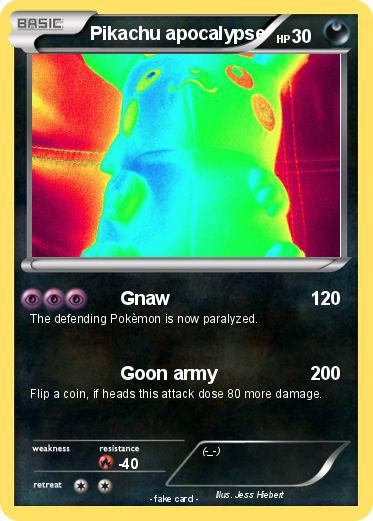 Pokemon Pikachu apocalypse