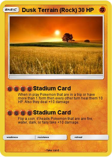 Pokemon Dusk Terrain (Rock)