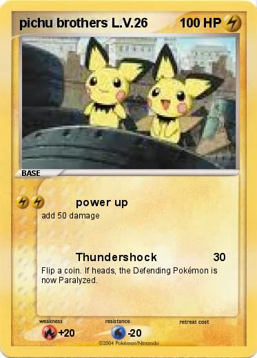 Pokemon pichu brothers L.V.26