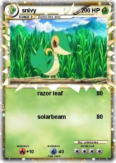 Pokemon snivy