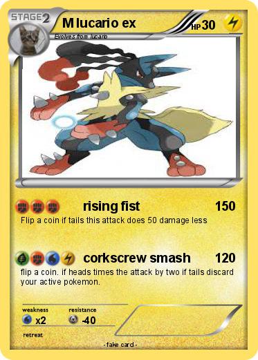 Pokemon M lucario ex