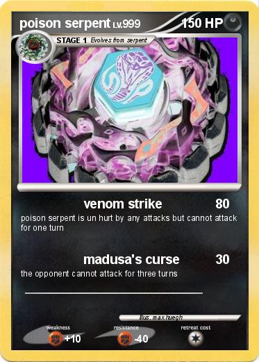 Pokemon poison serpent