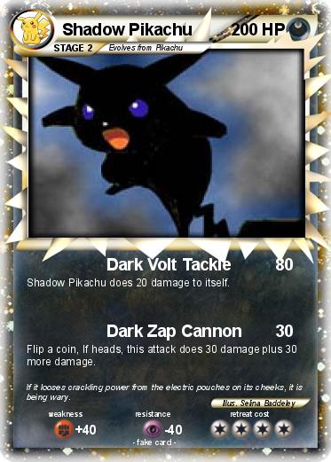 Pokemon Shadow Pikachu
