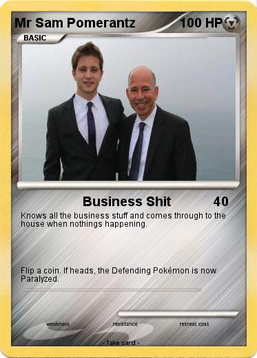 Pokemon Mr Sam Pomerantz