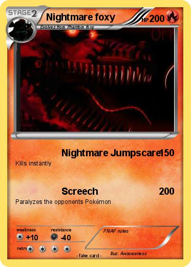 Pokemon Nightmare foxy