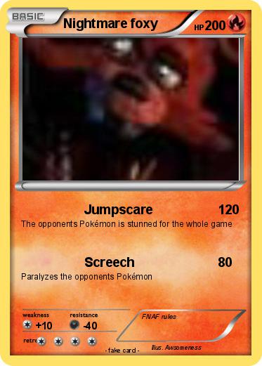 Pokemon Nightmare foxy