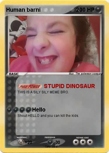 Pokemon Human barni