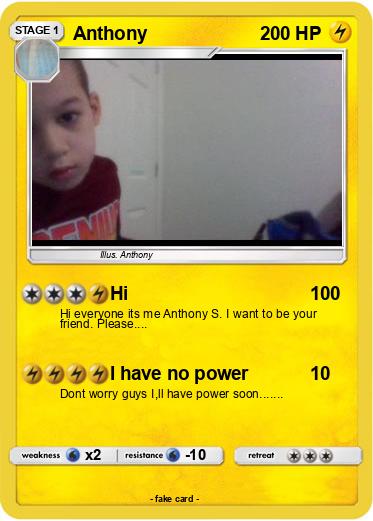 Pokemon Anthony